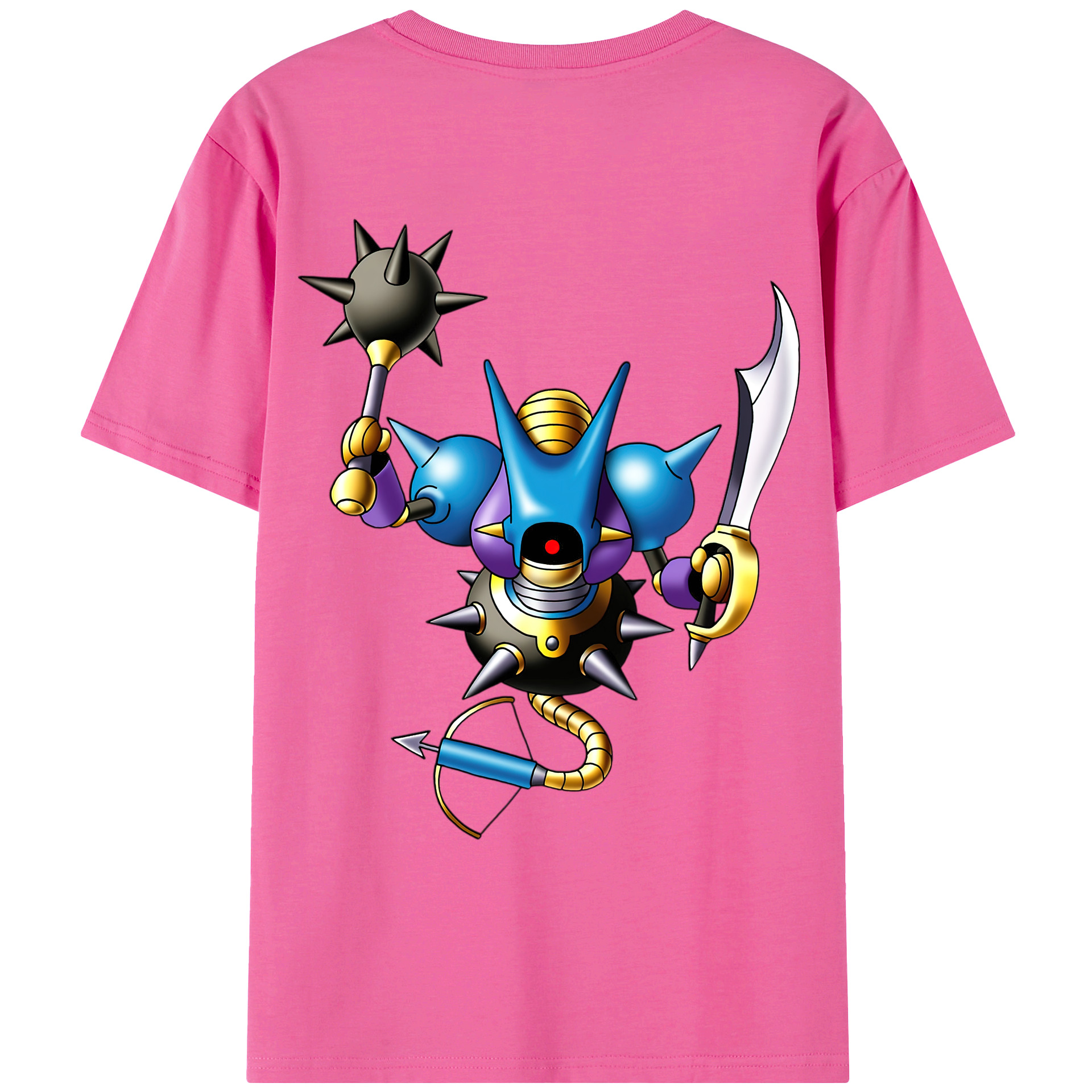 （画像用） ドラゴンクエスト Doragon Kuesuto Dragon Quest レディース半袖Tシャツ(バックプリント)
